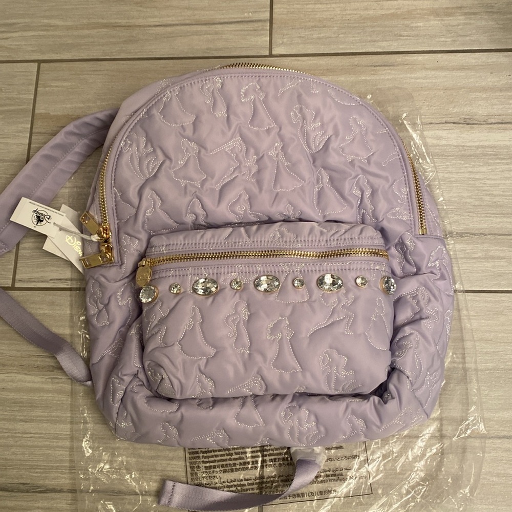 Stoney Clover Lane Disney Royal Treatment Classic Backpack crystal Lavender O/S - Picture 10 of 11